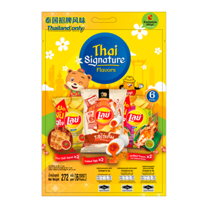 เลย์ ชุดมันฝรั่งแท้ทอดกรอบ รวมรสสไตล์ไทย 272 ก._thumbnail