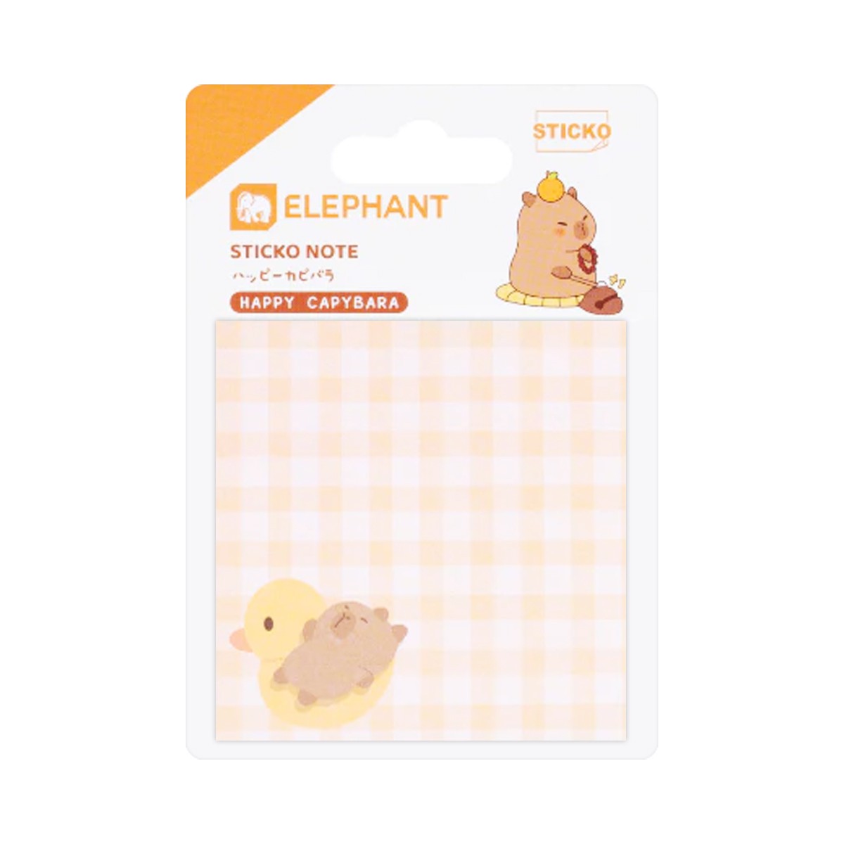 ตราช้าง กระดาษโน้ต รุ่น Happy Capybara คละแบบ_1