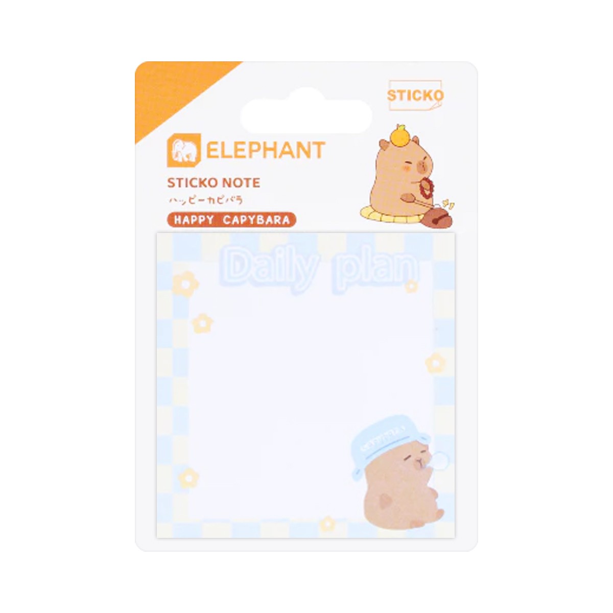 ตราช้าง กระดาษโน้ต รุ่น Happy Capybara คละแบบ_3