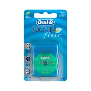 SATIN FLOSS DENTAL FLOSS Size 50 m.