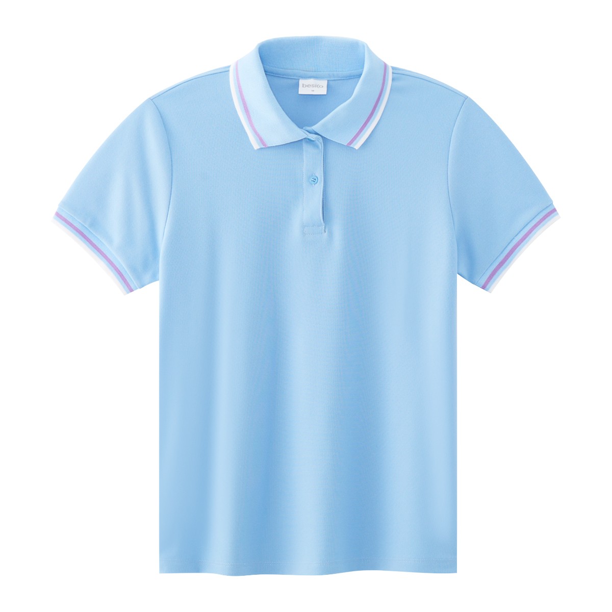 เบสิโค เสื้อโปโลเบสิค สำหรับผู้หญิง รุ่น BDNC24Q1LC001 สีฟ้า