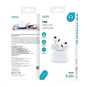 โททู หูฟังไร้สาย TWS รุ่น BE-4-TWS สีขาว_thumbnail