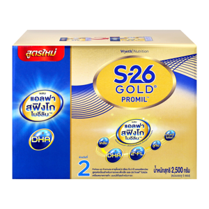 เอส-26 โกลด์ โปรมิล สูตร 2 นมผงดัดแปลงสูตรต่อเนื่อง 2500 ก._thumbnail