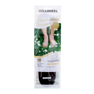 HELLOHEEL Deodorizing Insoles No.IDO-TBL Black Color
