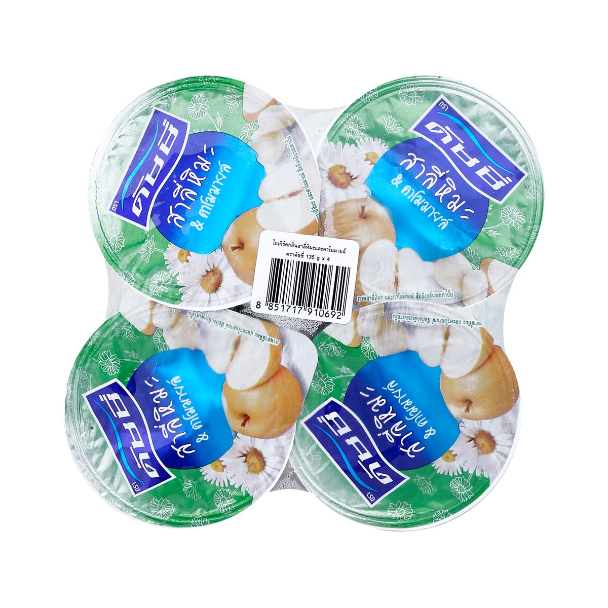 ดัชชี่ โยเกิร์ตผสมแห้ว กลิ่นสาลี่คาโมมายล์ 125 ก. x 4 ชิ้น_3