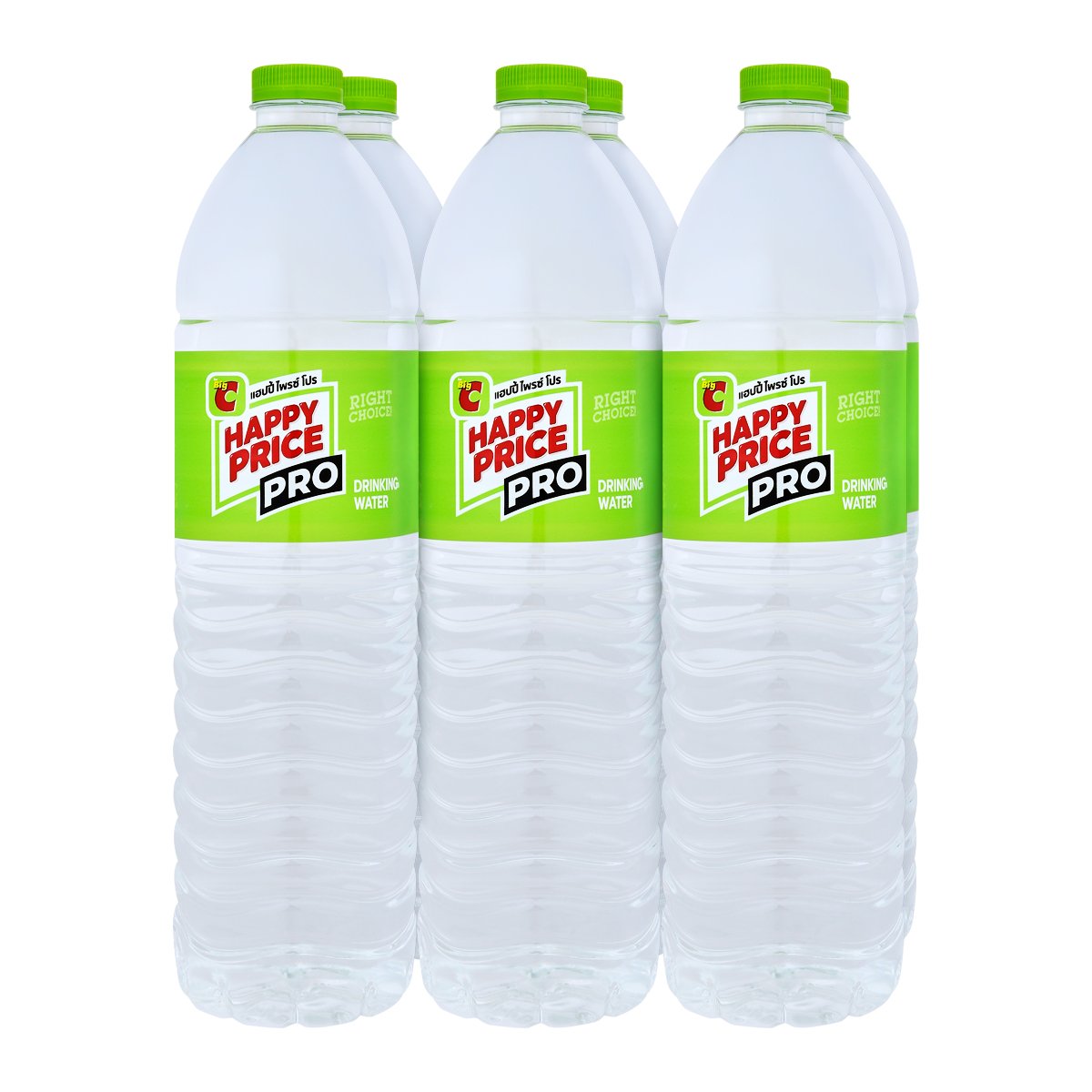 บิ๊กซี แฮปปี้ ไพรซ์ โปร น้ำดื่ม 1500 มล. แพ็ค 6