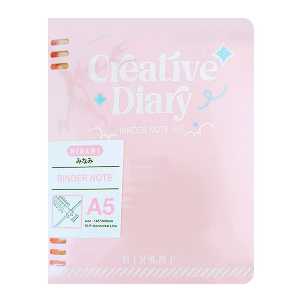 มินามิ สมุดโน้ต ขนาด A5 คละสี_2
