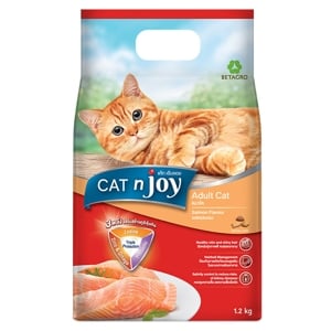 Cat N Joy Adult Cat Salmon Flavour 1.2kg.