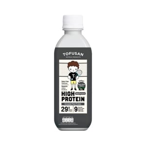 Tofusan High Protein Soymilk with Black Sesame 350ml.