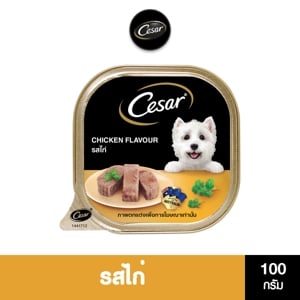 Cesar Craft Dog Adult Chicken with Sauce Dog Food Premium Wet Tray 100g.