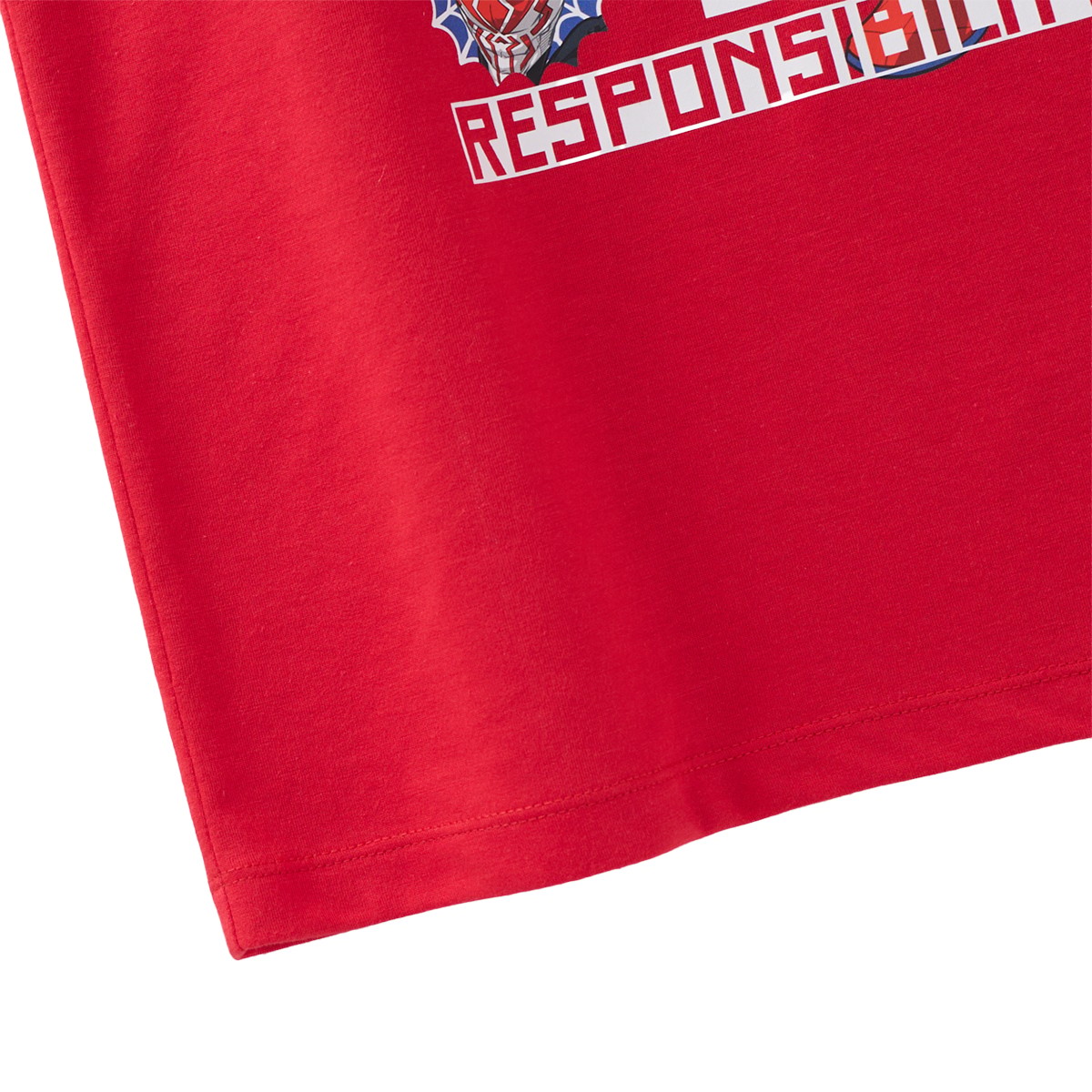 มาร์เวล x เบสิโค เสื้อยืด สำหรับเด็กชาย รุ่น BMTN2601LB003 สีแดง_4