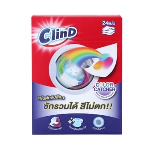 คลีนน์ดี ผลิตภัณฑ์แผ่นดูดจับสีตก 24 แผ่น_thumbnail