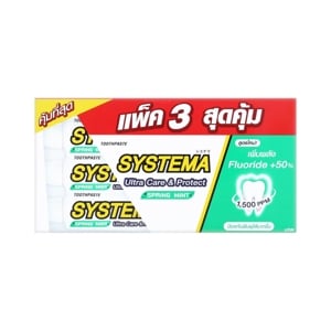 ซิสเท็มมา ยาสีฟัน อัลตร้า แคร์ แอนด์ โพรเทคท์ สปริง มิ้นต์ 140 ก. แพ็ค 3_thumbnail
