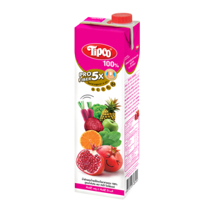 Tipco Profiber Mixed Vegetable and Fruit Juice Pomegranate Formula 1ltr.