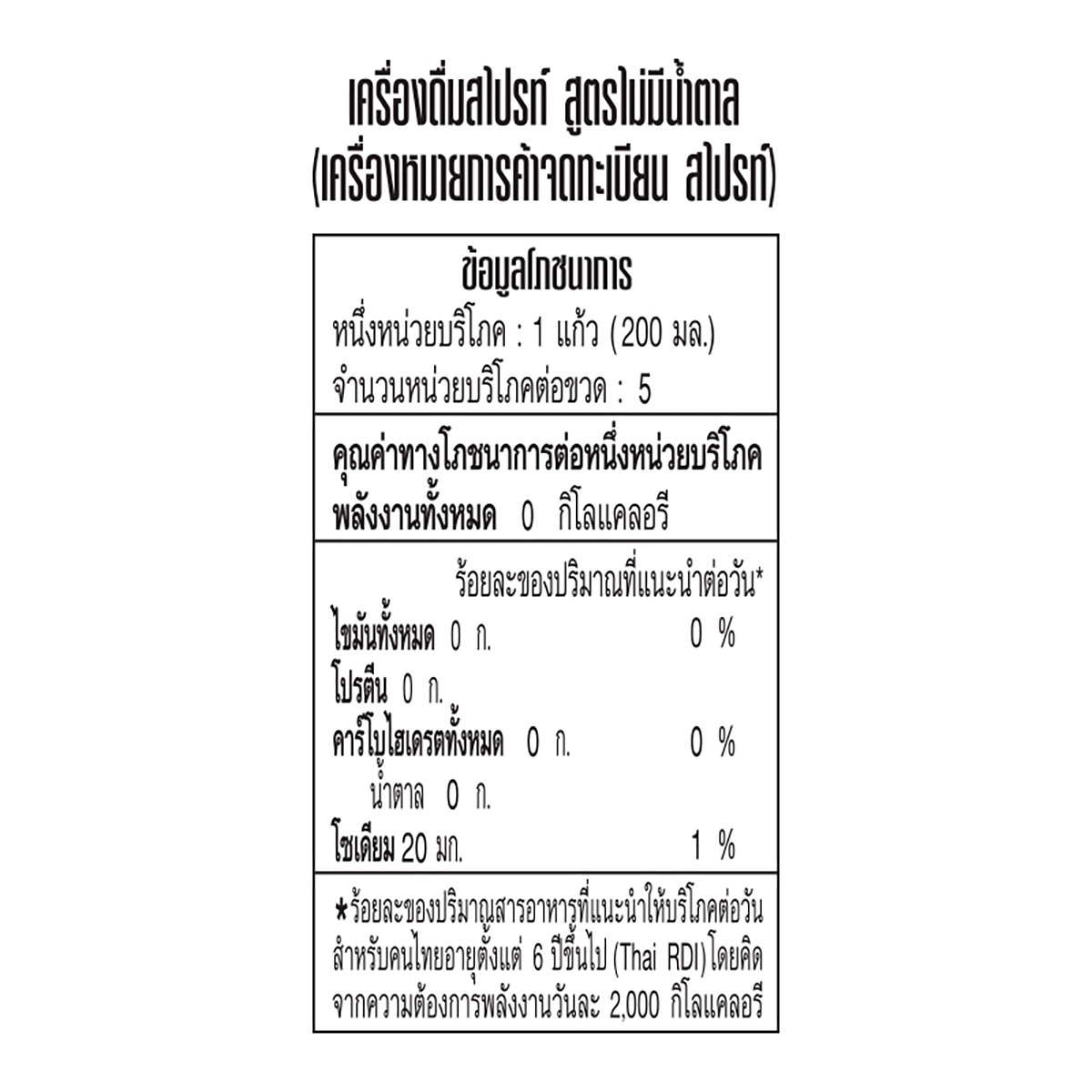 สไปร์ท น้ำอัดลม สูตรไม่มีน้ำตาล 1 ล. แพ็ค 12 ขวด_3