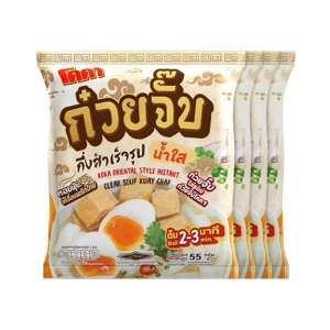 โคคา ก๋วยจั๊บกึ่งสำเร็จรูปน้ำใส 55 ก. x 4 ชิ้น_thumbnail
