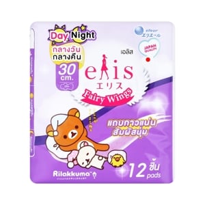ELIS Fairy Wings Sanitary Pad with Wings Size 30 cm. 12 pcs