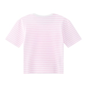 เบสิโค เสื้อยืดริ้วผู้หญิง รุ่น FDNC25Q2LC001 สีชมพู_thumbnail_1