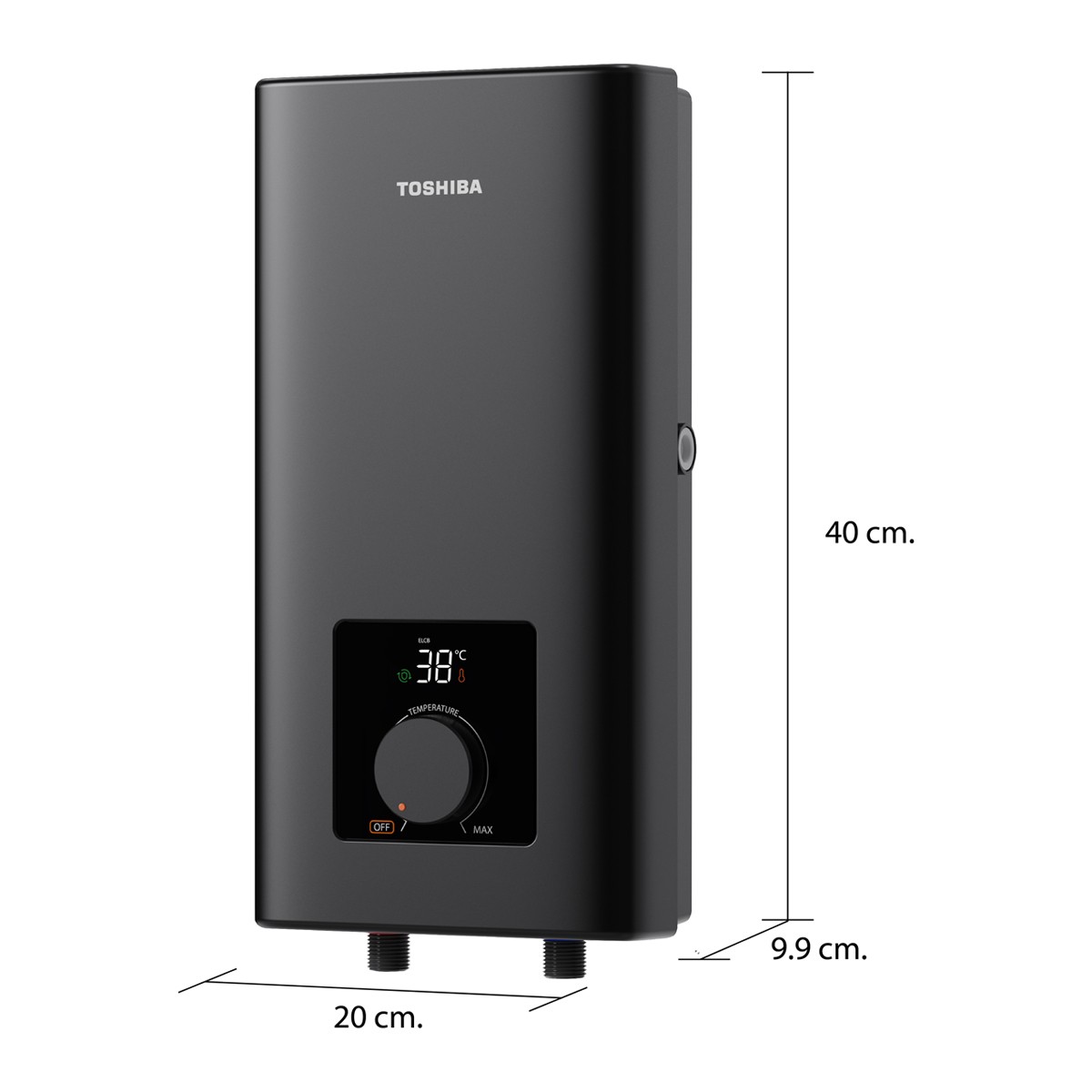 โตชิบา เครื่องทำน้ำอุ่น 6000 วัตต์ รุ่น TWH-60EFNTH(K)-RS สีดำ_3