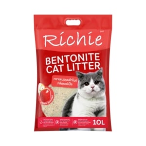 RICHIE Bentonite Cat Litter Apple Scented 10 l.