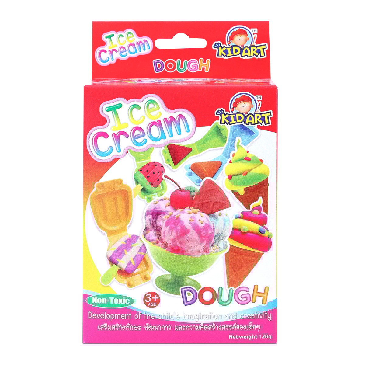 คิด อาร์ท ชุดแป้งโดว์ + แม่พิมพ์ไอศครีม