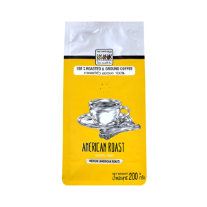 THE COFFEE BEAN GROUND AND ROASTED COFFEE American Roast 200 g.
