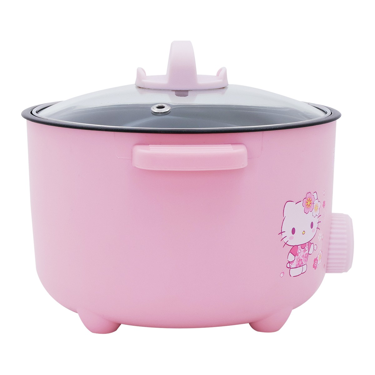 คาชิวา x เฮลโล คิตตี้ หม้ออเนกประสงค์ 600 วัตต์ รุ่น KW-131 ขนาด 1.3 ล. สีชมพู_3