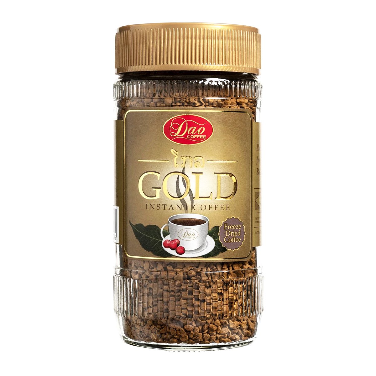 ดาวกาแฟ กาแฟสำเร็จรูปชิดผงอาราบิก้าปากกลาง (โกลด์) 100 ก.