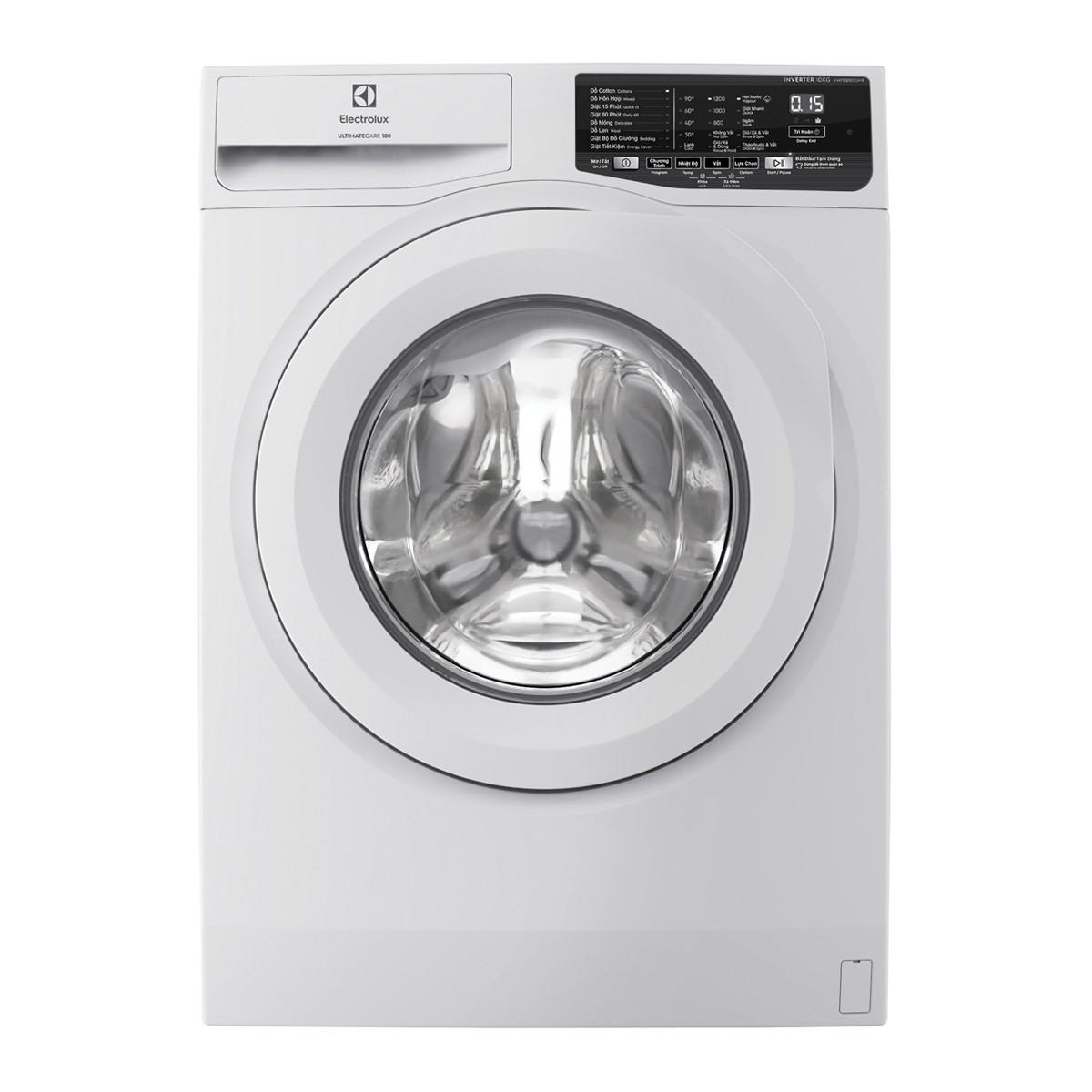 อีเลคโทรลักซ์ เครื่องซักผ้าฝาหน้า Ultimate Care 100 รุ่น EWF1025DQWB ขนาด 10 กก. สีขาว_1