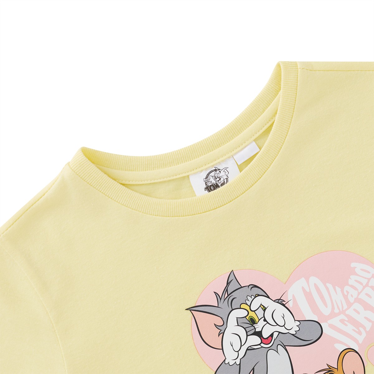 ทอม แอนด์ เจอร์รี เสื้อยืดเด็กหญิง รุ่น BMTN2507LG005 สีเหลือง_2