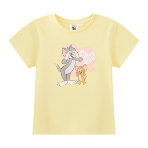 ทอม แอนด์ เจอร์รี เสื้อยืดเด็กหญิง รุ่น BMTN2507LG005 สีเหลือง_thumbnail