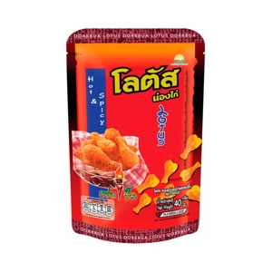 โลตัส ขนมรูปน่องไก่ รสแซ่บซี้ด 40 ก.