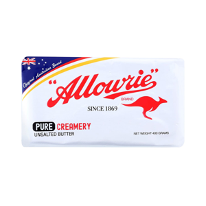 Allowrie Unsalted Butter 400g.