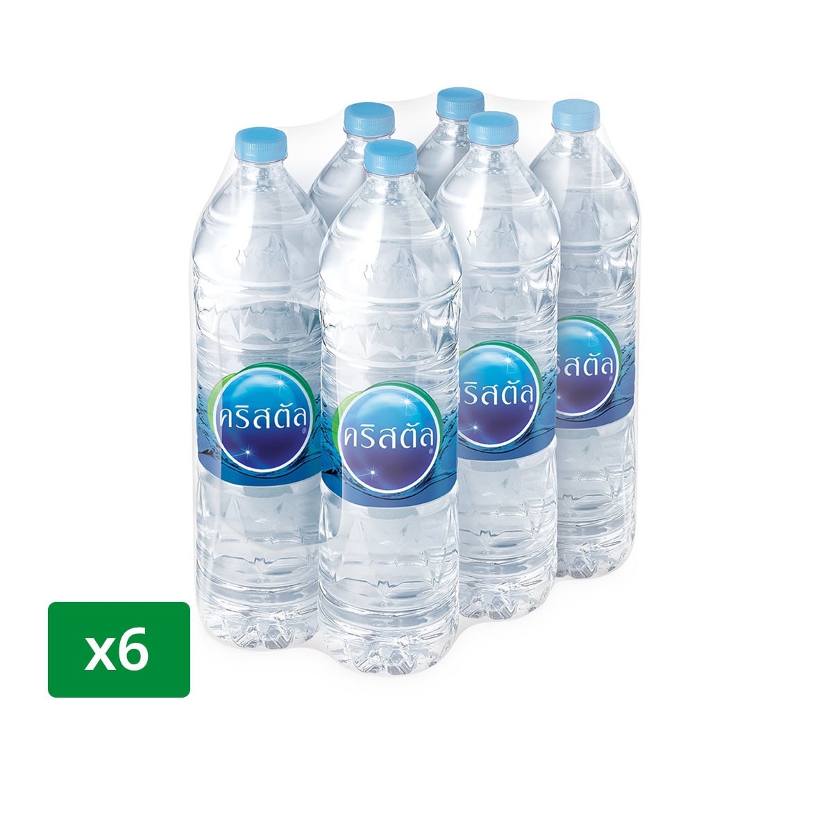 คริสตัล น้ำดื่ม 1500 มล. แพ็ค 6