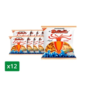 ARIGATO Cuttlefish Crackers Original Flavor 8 g. Pack 12