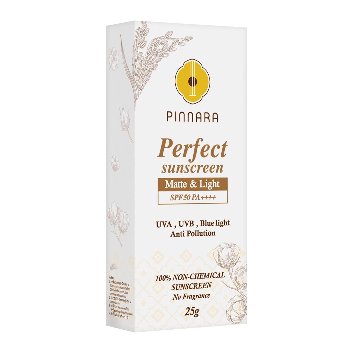 พิณนารา เพอร์เฟค ซันสกรีน แมทท์ แอนด์ ไลท์ SPF50+ PA++++ 25 ก._1