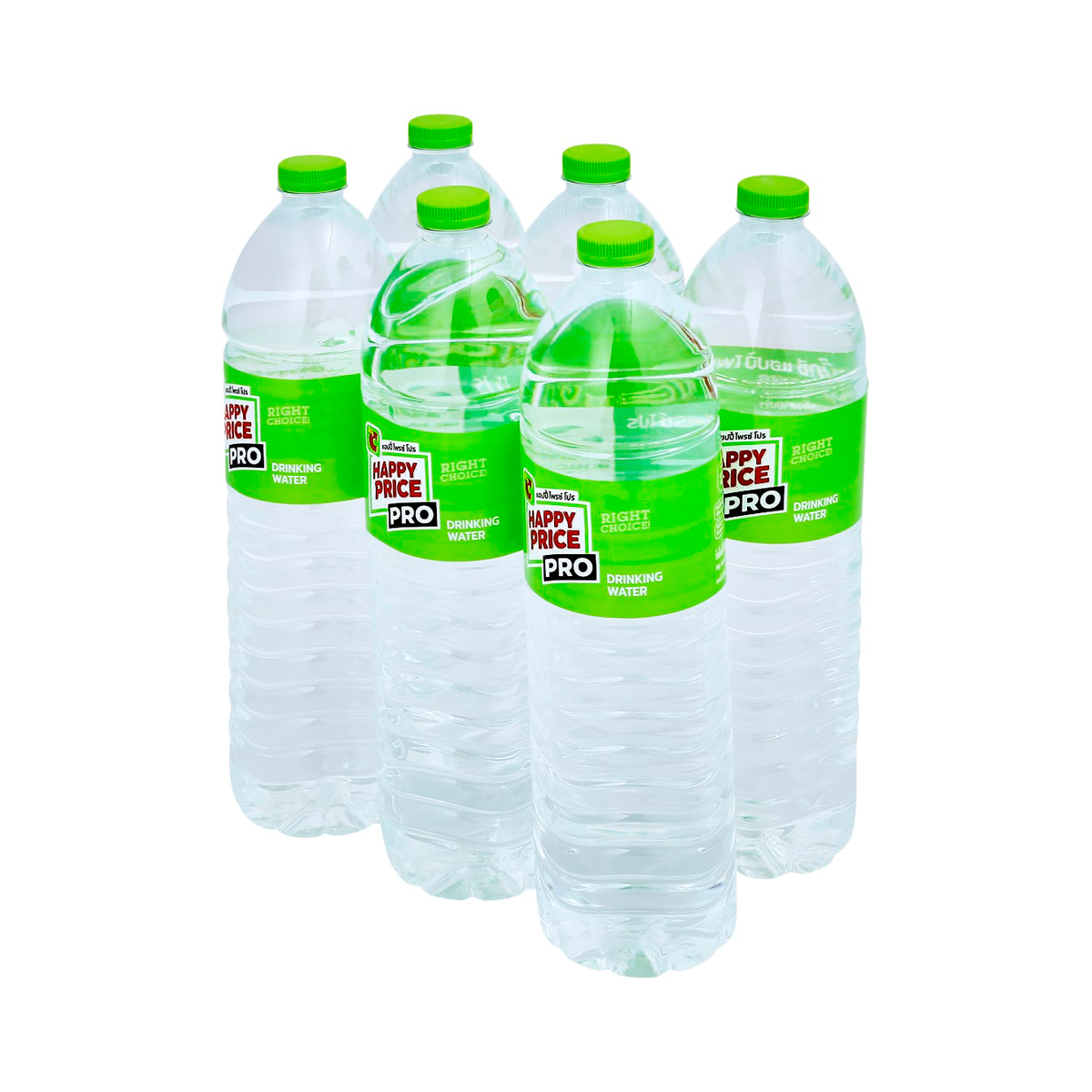 บิ๊กซี แฮปปี้ ไพรซ์ โปร น้ำดื่ม 1500 มล. แพ็ค 6 ชิ้น_4