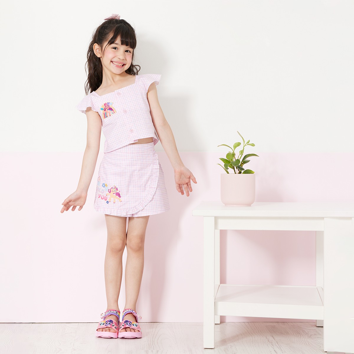 มายลิตเติ้ลโพนี่ กางเกงขาสั้น พิมพ์ลาย My Little Pony สำหรับเด็กหญิง รุ่น FMTN2310LG002
