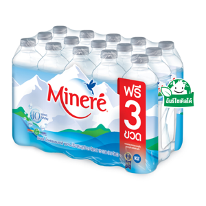มิเนเร่ น้ำดื่ม น้ำแร่ธรรมชาติ 500 มล. แพ็ค 12