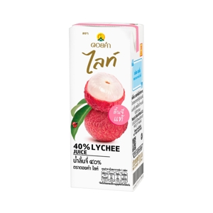 ดอยคำ ไลท์ น้ำลิ้นจี่ 40% 200 มล. แพ็ค 4_thumbnail_7
