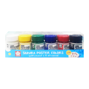 SAKURA POSTER PAINT SET COLORS