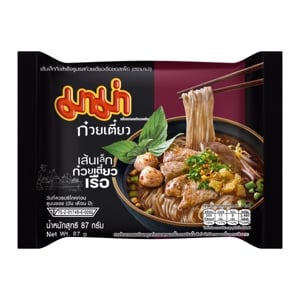 มาม่า ก๋วยเตี๋ยว เส้นเล็กกึ่งสำเร็จรูป รสก๋วยเตี๋ยวเรือซอสเผ็ด 87 ก._thumbnail