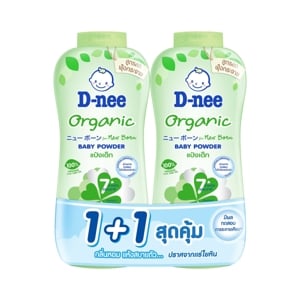 D Nee Pure Organic New Born Baby Powder 300g. Pack 2