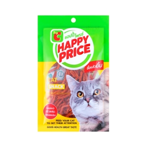 BIG C HAPPY PRICE Cat Treat Mini Strip Salmon Flavor 25 g.