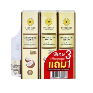 พิณนารา เซรั่มน้ำมันมะพร้าว 85 มล. แพ็ค 3 + เซรั่มน้ำมันมะพร้าว 15 มล. แพ็ค 1_thumbnail