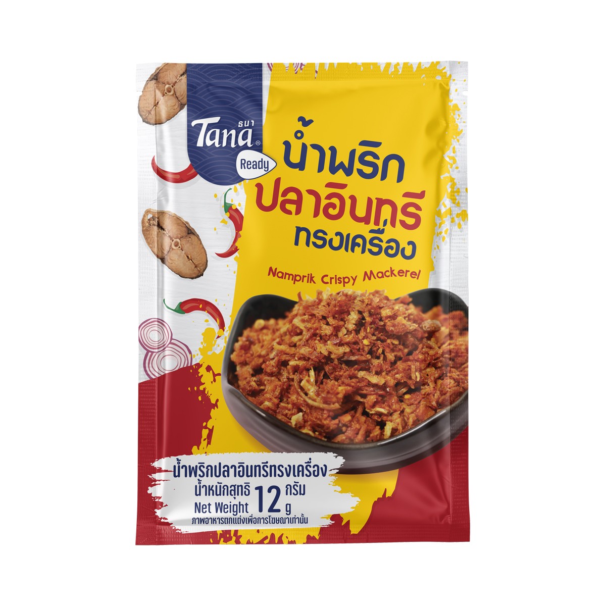 ธนา น้ำพริกปลาอินทรีทรงเครื่อง 12 ก.