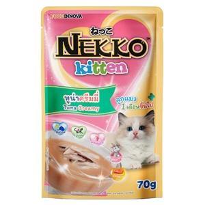 Nekko Kitten Food Tuna Creamy 70g.