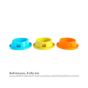 พีที อินเตอร์เพ็ท ชามพลาสติกกันมด รุ่น WBDB0004 เบอร์ 4 คละสี_thumbnail_2