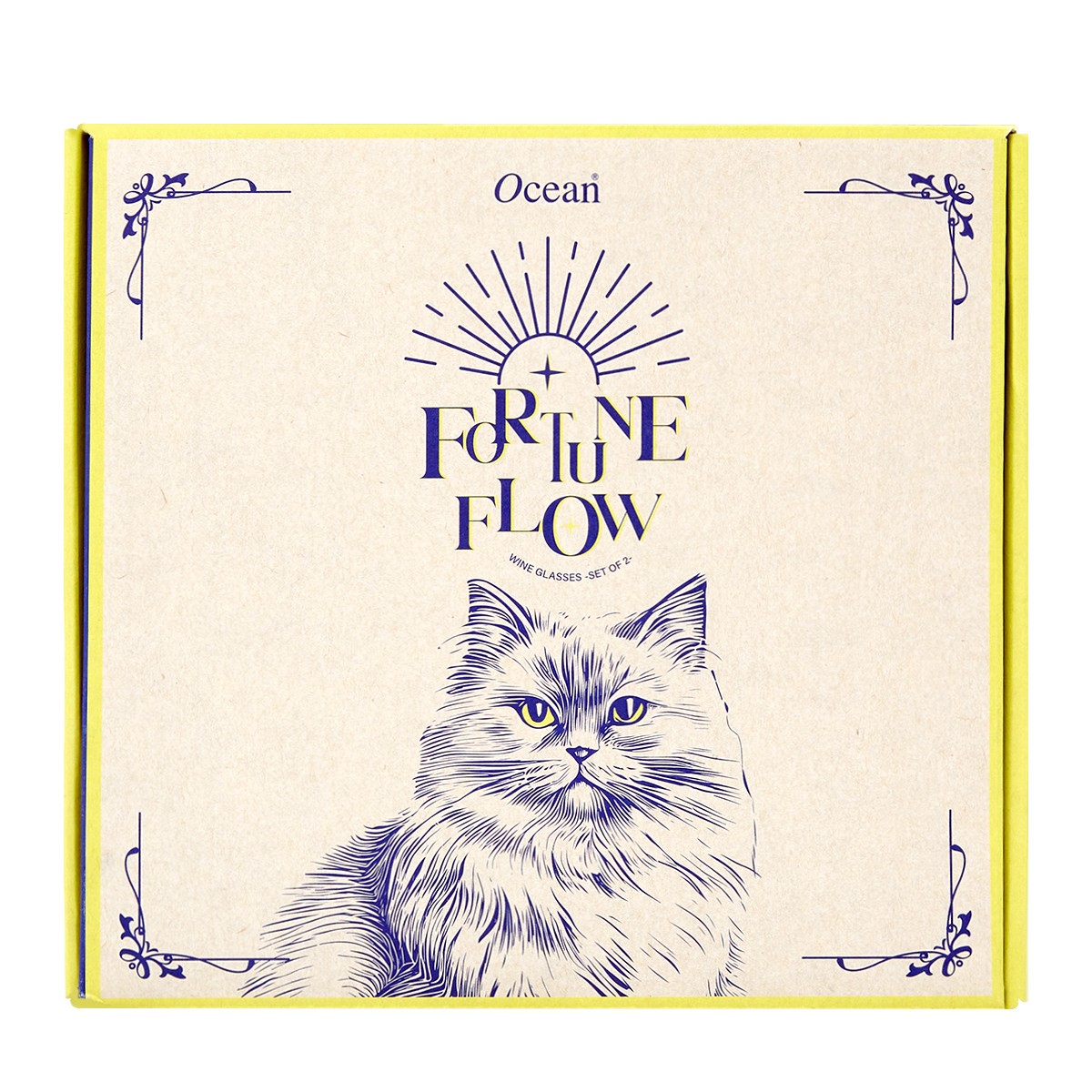 โอเชี่ยน ชุดแก้วไวน์ Fortune Flow 2 ใบ_1