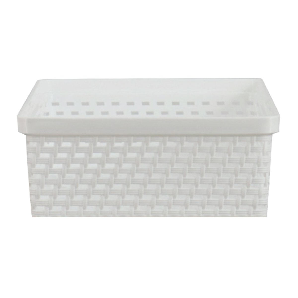 เบสิโค ตะกร้า Senn XS ขนาด 18 x 26 x 8 ซม. สีขาว_2